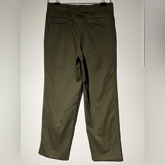 Chino cropped pants, Army Green - Picture 2 of 4